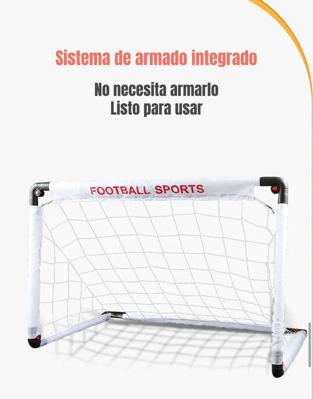 Arco de Fútbol 120x80cm Con Bolso de Transporte LuBabycas