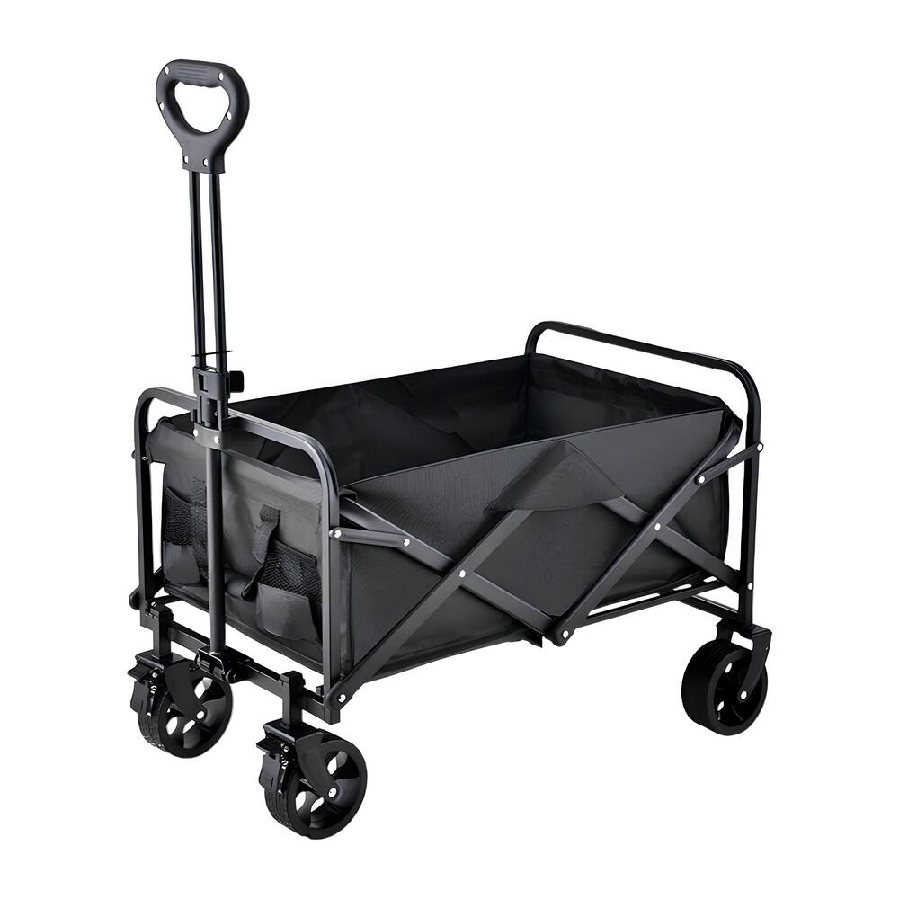 Carrito Para Compras y Camping Con Frenos Negro LuBabycas