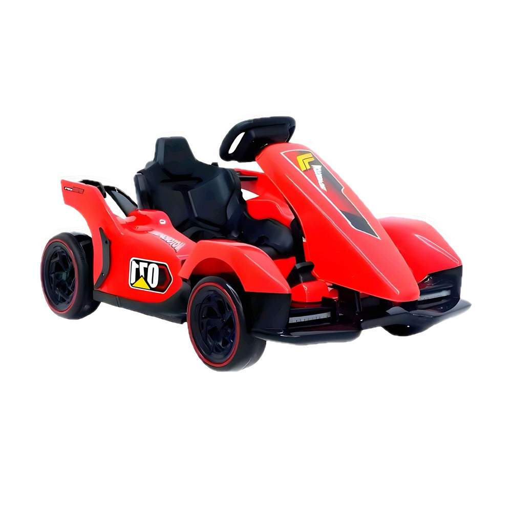 Go Kart Auto Eléctrico 12V7AH Con Control Rojo LuBabycas