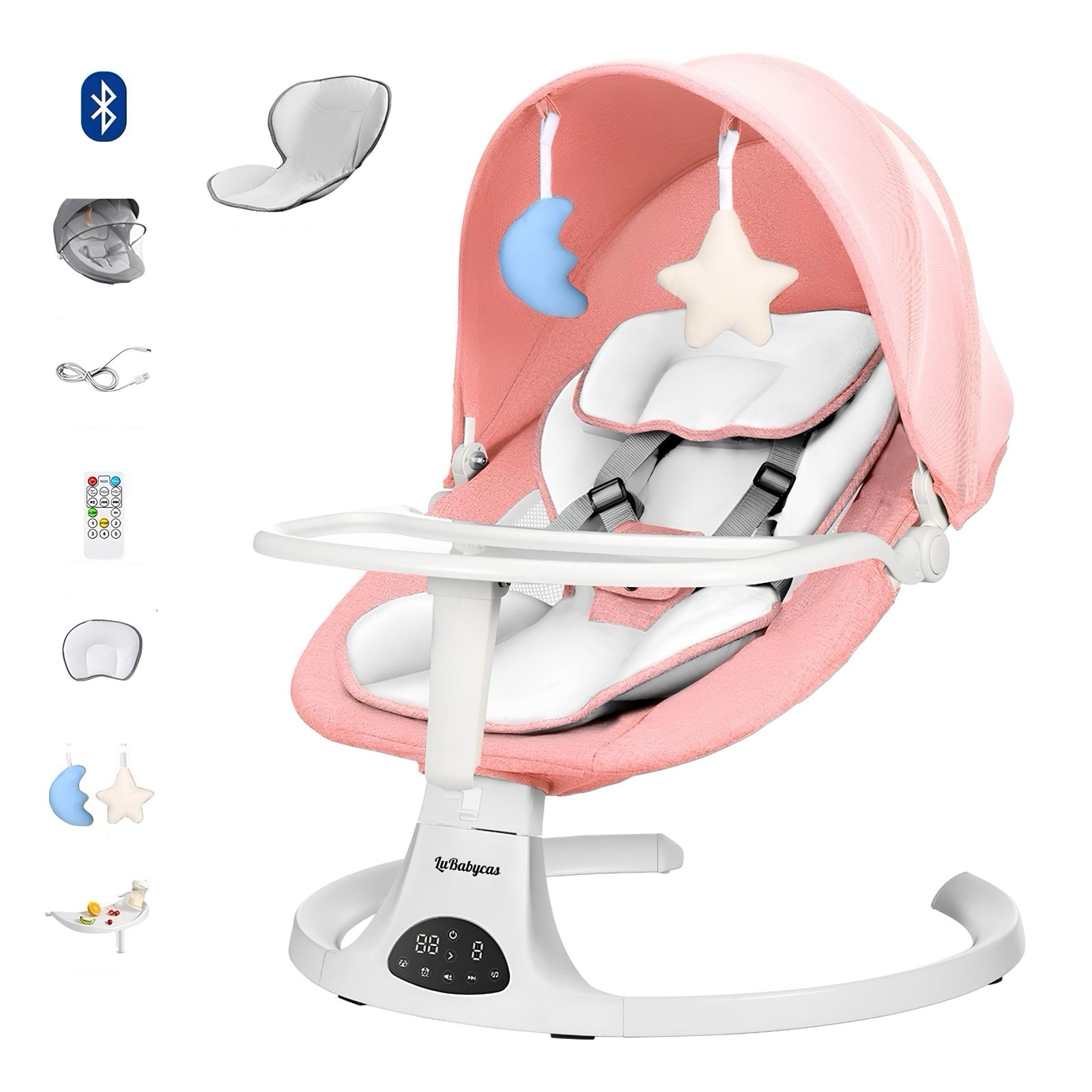 Mecedora Eléctrica 2 En 1 Bluetooth Yoya LuBabycas