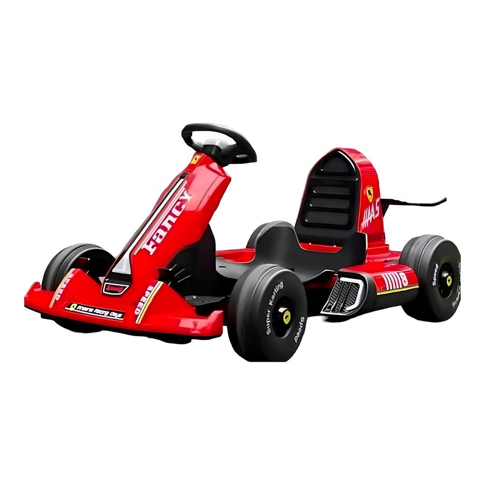 Go Kart Auto Eléctrico 12V25A Rojo Con Control LuBabycas