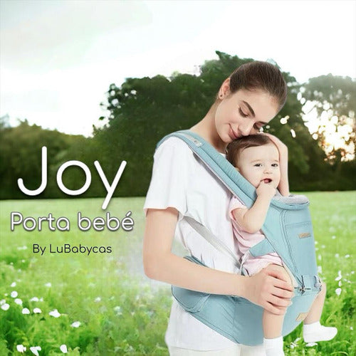 Portabebé Ergonómico Multifuncional 3 En 1 Lubabycas Rosado