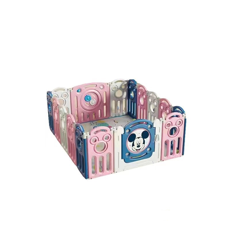 Corral 1.26*1.5m Rosado Con Alfombra Lubabycas
