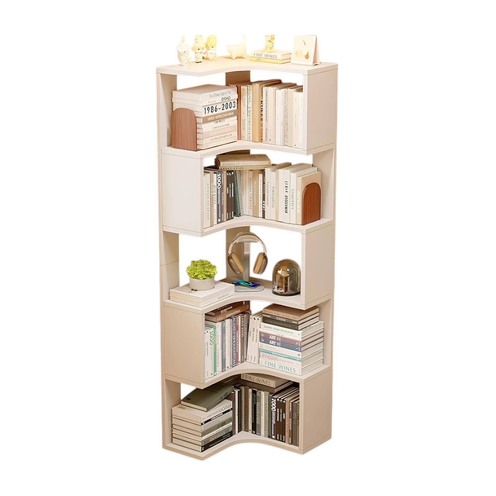 Biblioteca Librero Estantería Blanco 5 Niveles 170cm Ranger