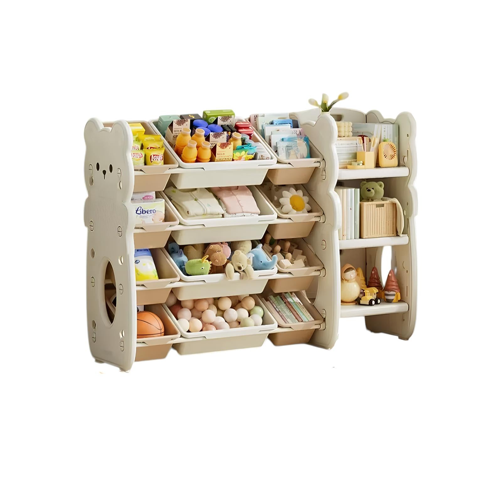 Estante Infantil Organizador De Juguetes Love LuBabycas