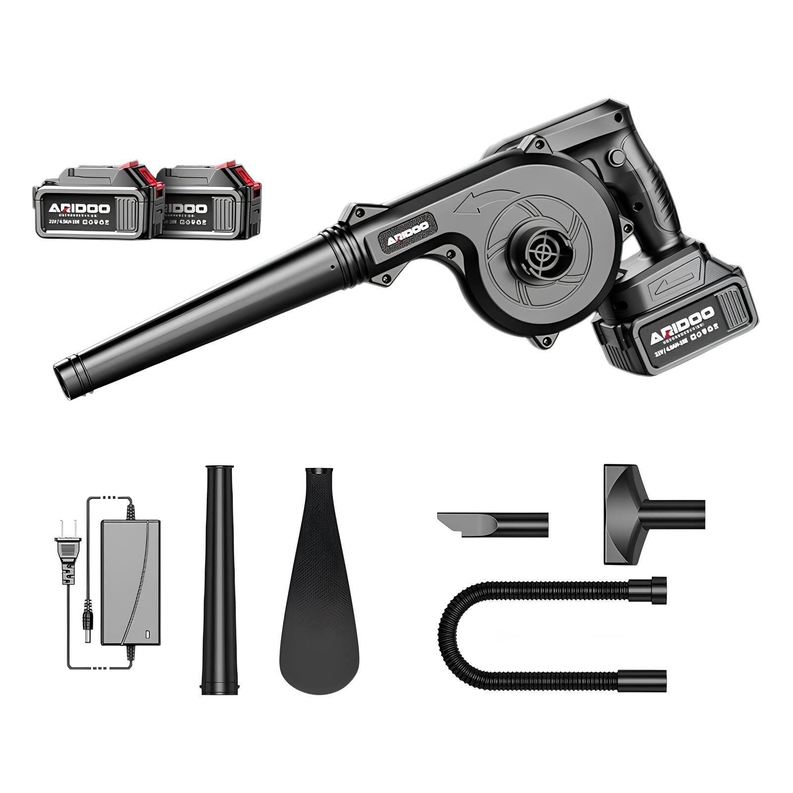 Sopladora Aspiradora Inalámbrica 2 Baterías 21V C01