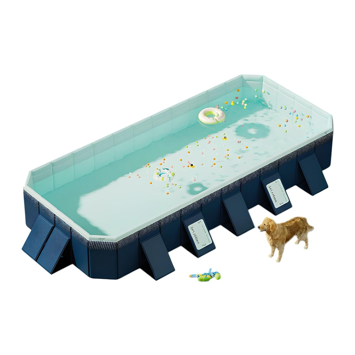 Piscina Estructural Plegable 400cm Niños Summer LuBabycas