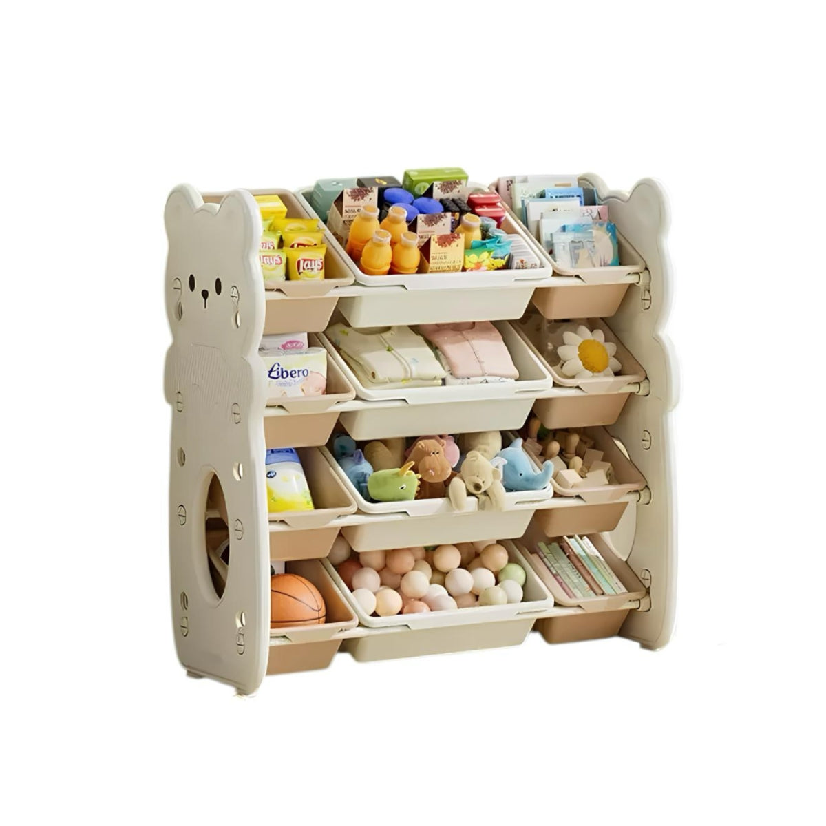 Estante Infantil Organizador De Juguetes Peace LuBabycas