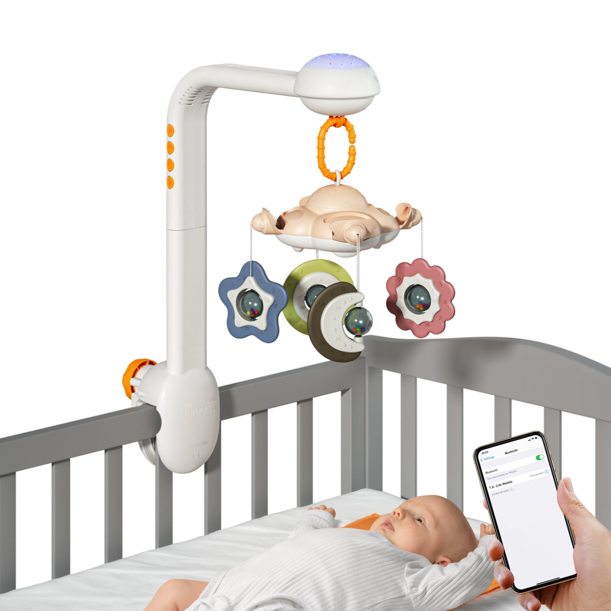 Móvil Proyector Luz Bluetooth Giratorio TM188 LuBabycas