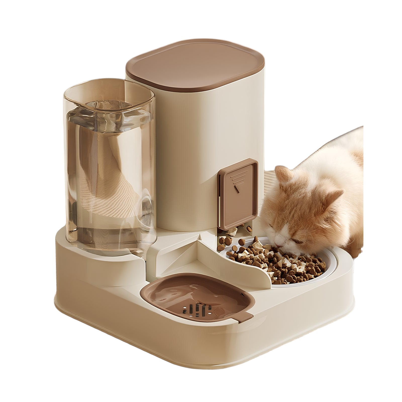 Dispensador Automático Agua Y Alimento 2 En 1 By LuBabycas