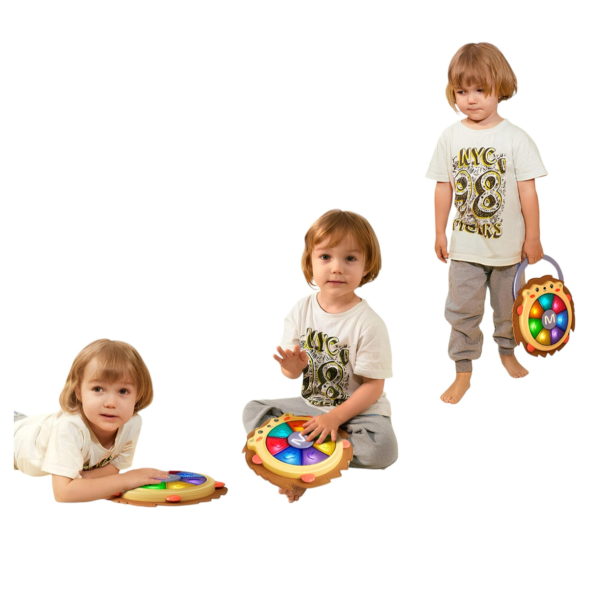 Juguete Sensorial Musical Con Luces 0-6 Años TM139 LuBabycas