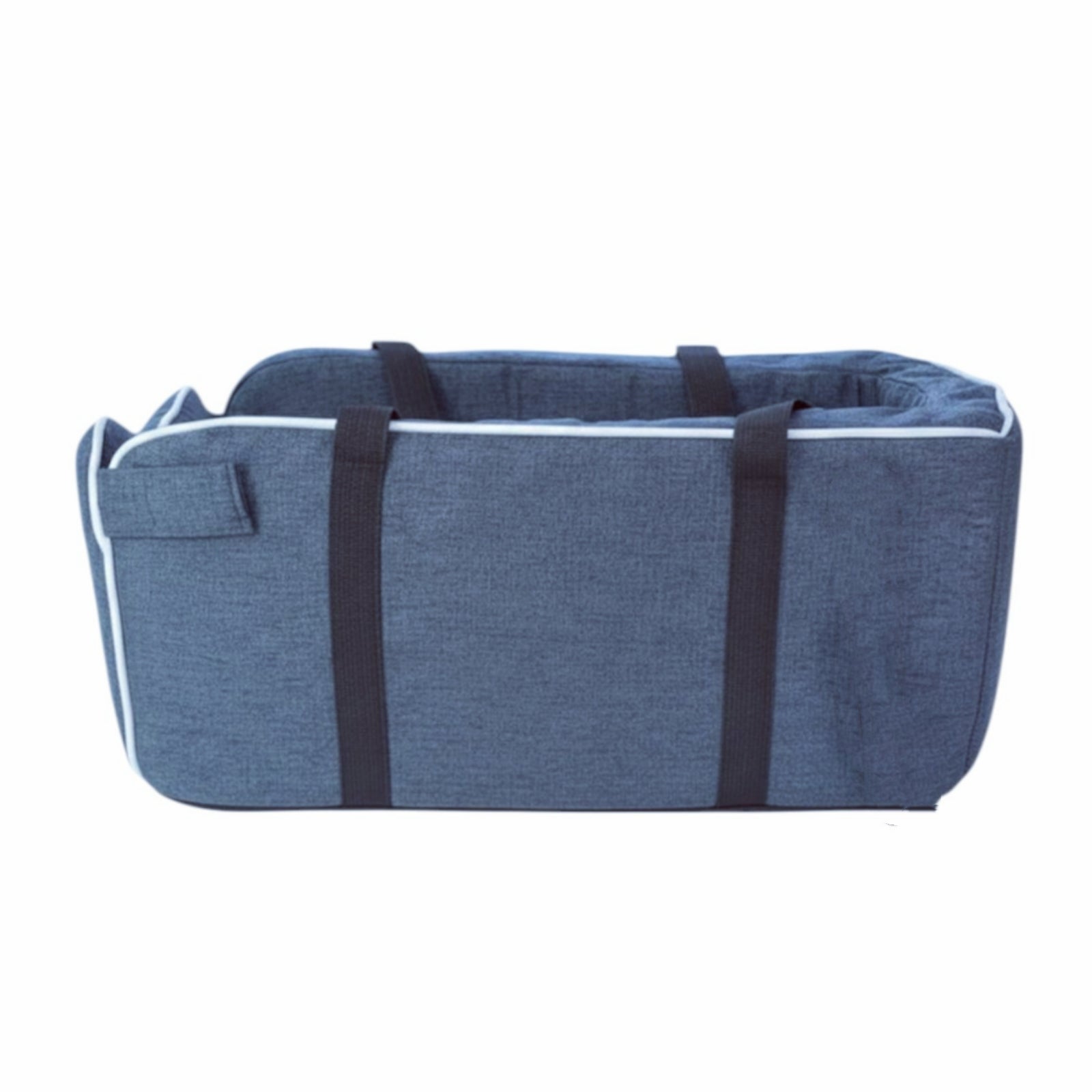 Bolso De Asiento Mascotas Portatil Transportador 2 En 1 Azul