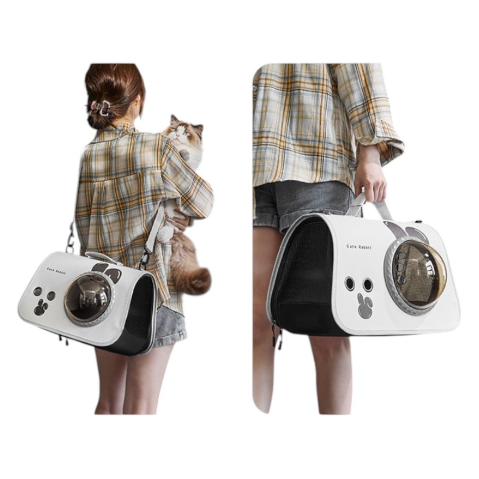 Bolso Transportador De Mascotas Atenea 2 En 1 By LuBabycas