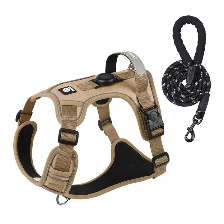 Arnés Para Perro Ajustable Con Correa 1,5M Reflectante Kayla