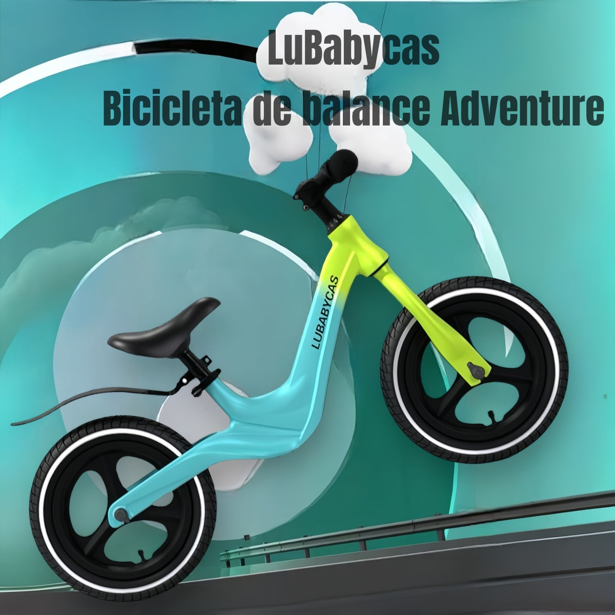 Bicicleta Equilibrio Últra Resistente LuBabycas Rosada