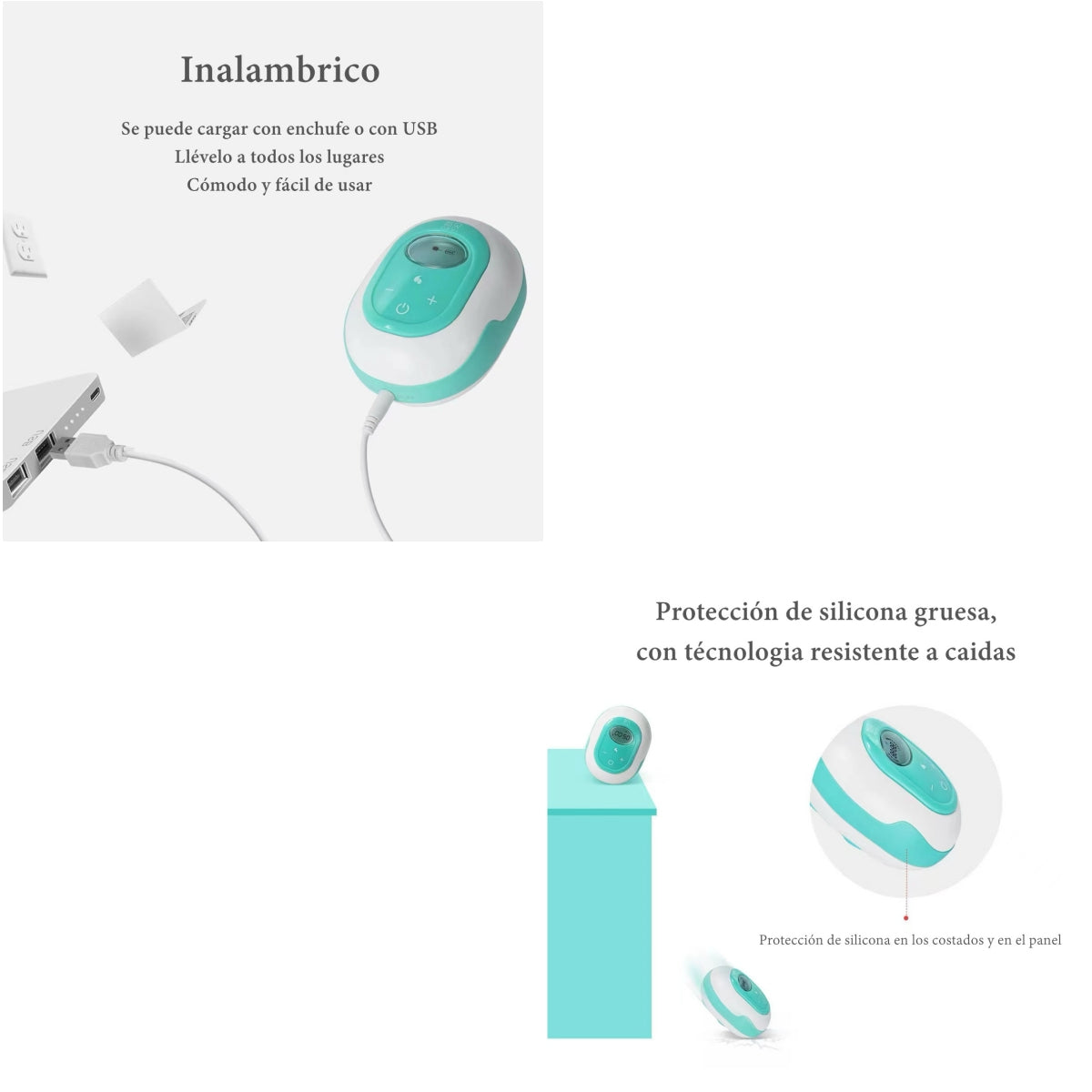 Extractor De Leche Eléctrico 9 Niveles Inalambrico Lubabycas