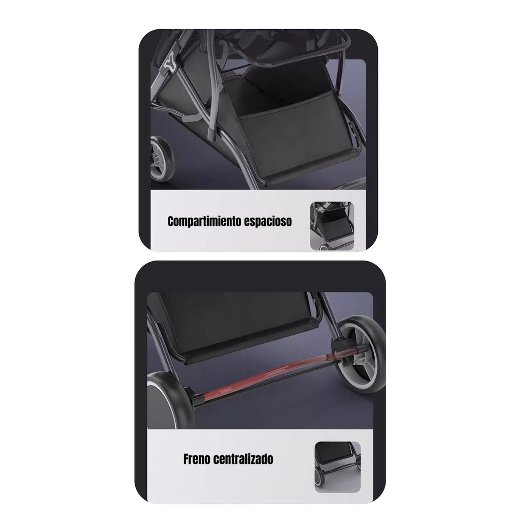 Coche De Paseo Compacto Con Accesorios Lubabycas