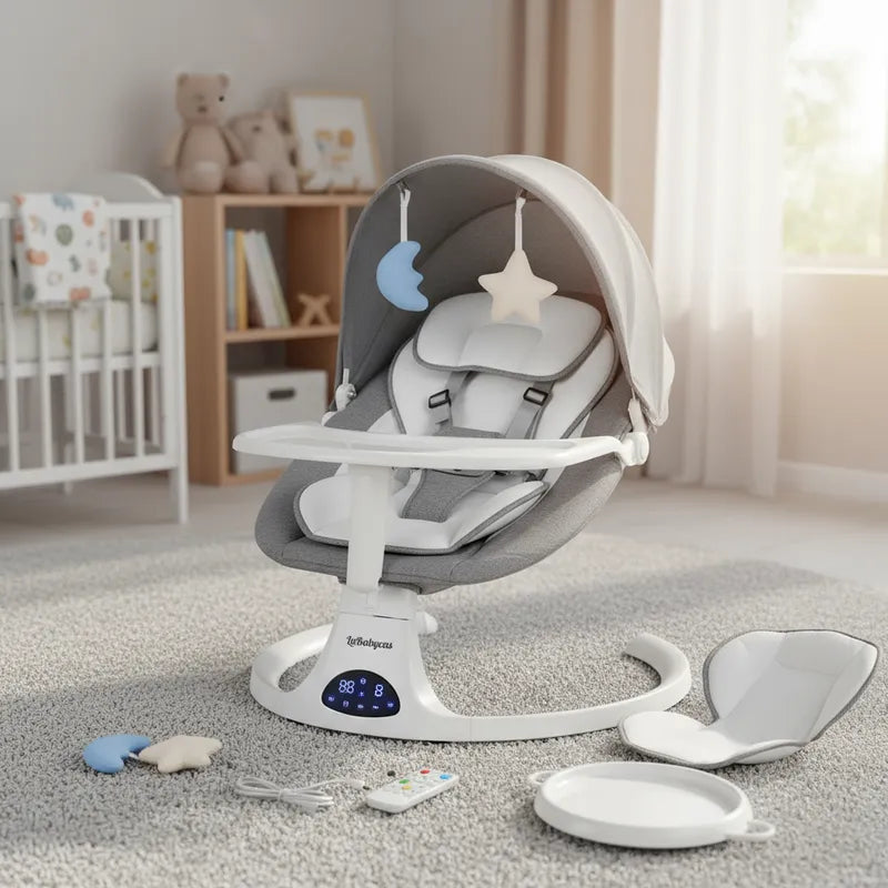 Mecedora Eléctrica 2 En 1 Bluetooth Yoya LuBabycas