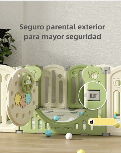 Corral Armado Multiposiciones Accesorios 199*230cm Lubabycas