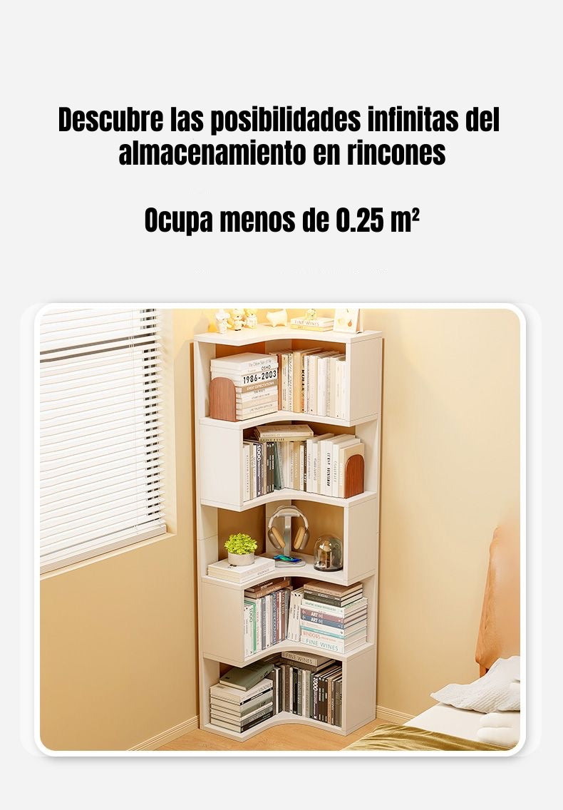 Biblioteca Librero Estantería Blanco 5 Niveles 170cm Ranger