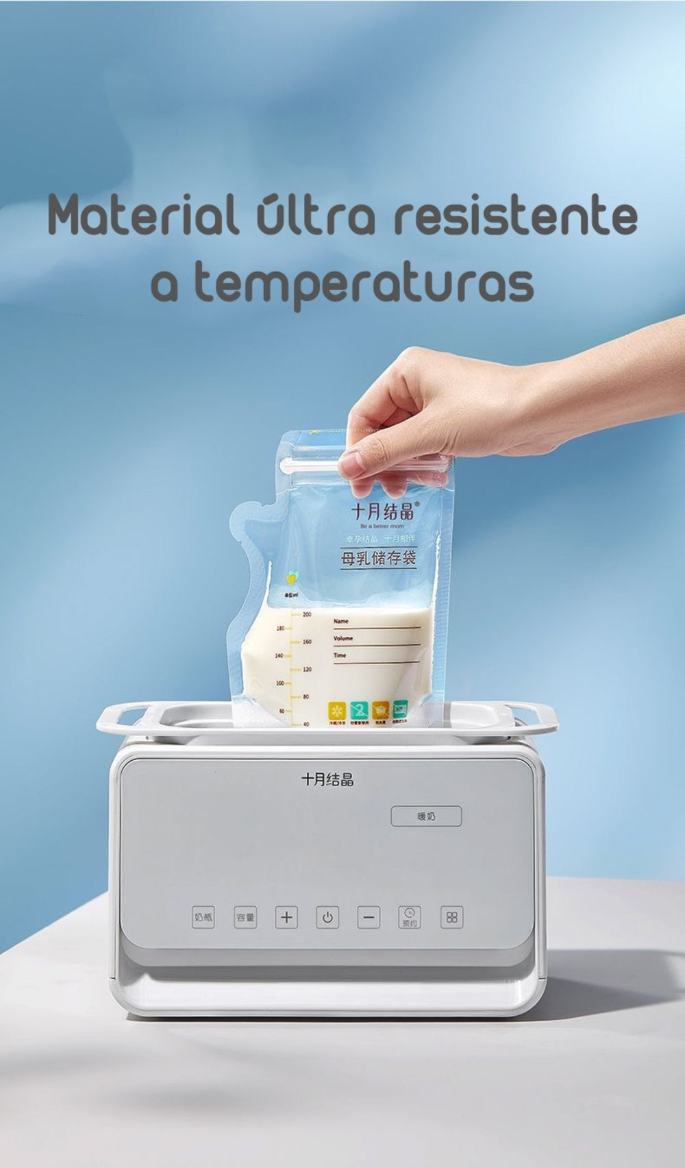 Bolsa Para Leche Maternal 72 Unidades Y 1 Plumón Lubabycas