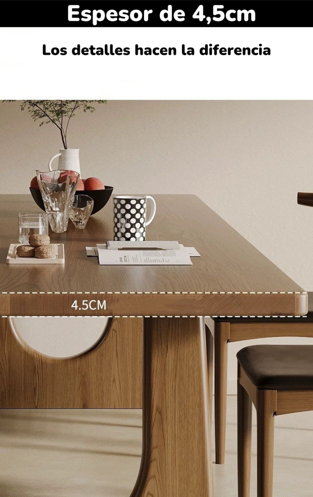 Comedor De Madera North 160/180cm By LuBabycas