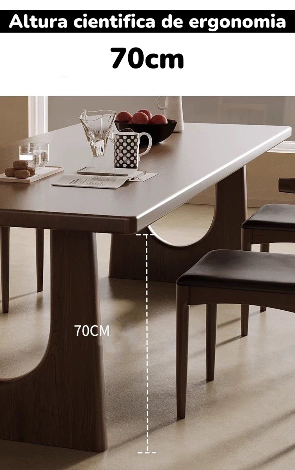 Comedor De Madera North 160/180cm By LuBabycas