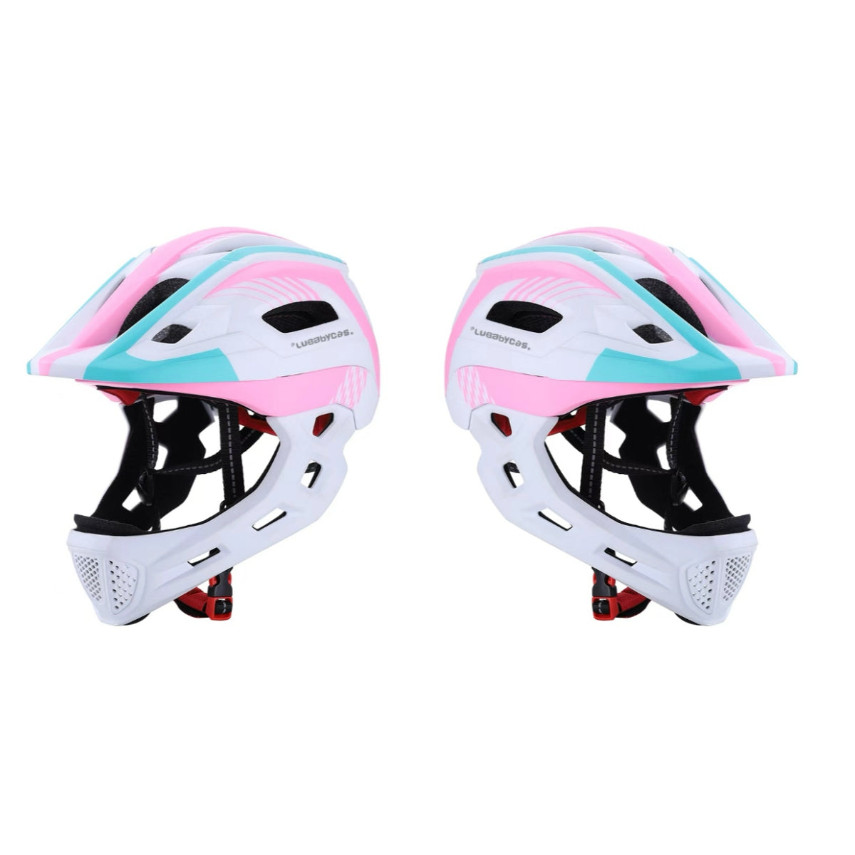 Casco Integral Infantil Bici 2 En 1 Con Luz Neue LuBabycas