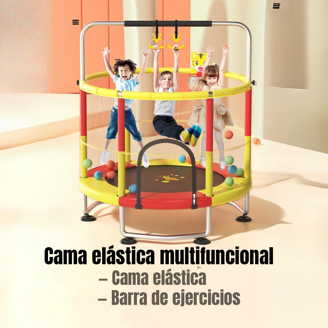Cama Elástica Trampoline 150cm Más Juegos LuBabycas