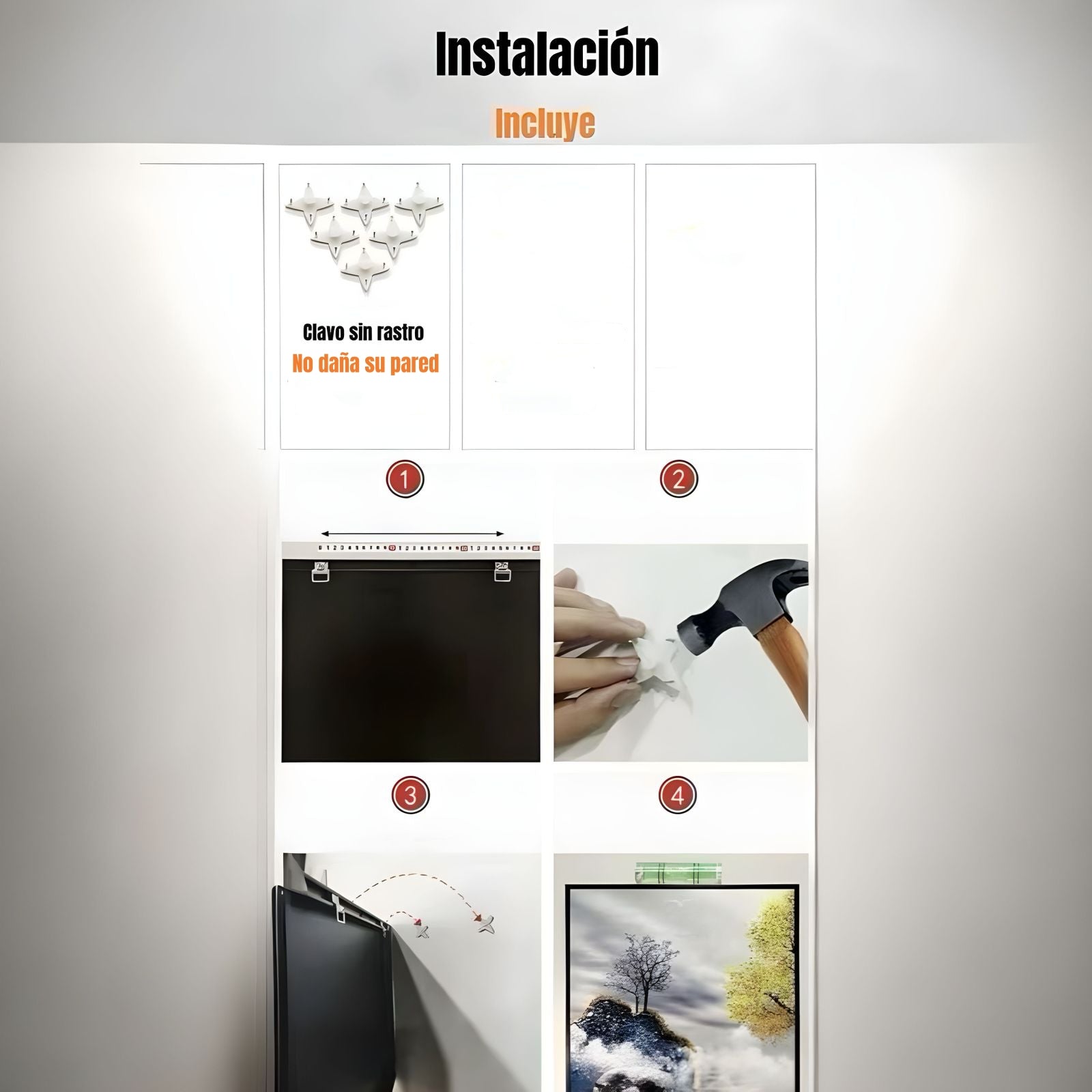 Set De 3 Cuadros Decorativos Marcos de Aluminio By LuBabycas