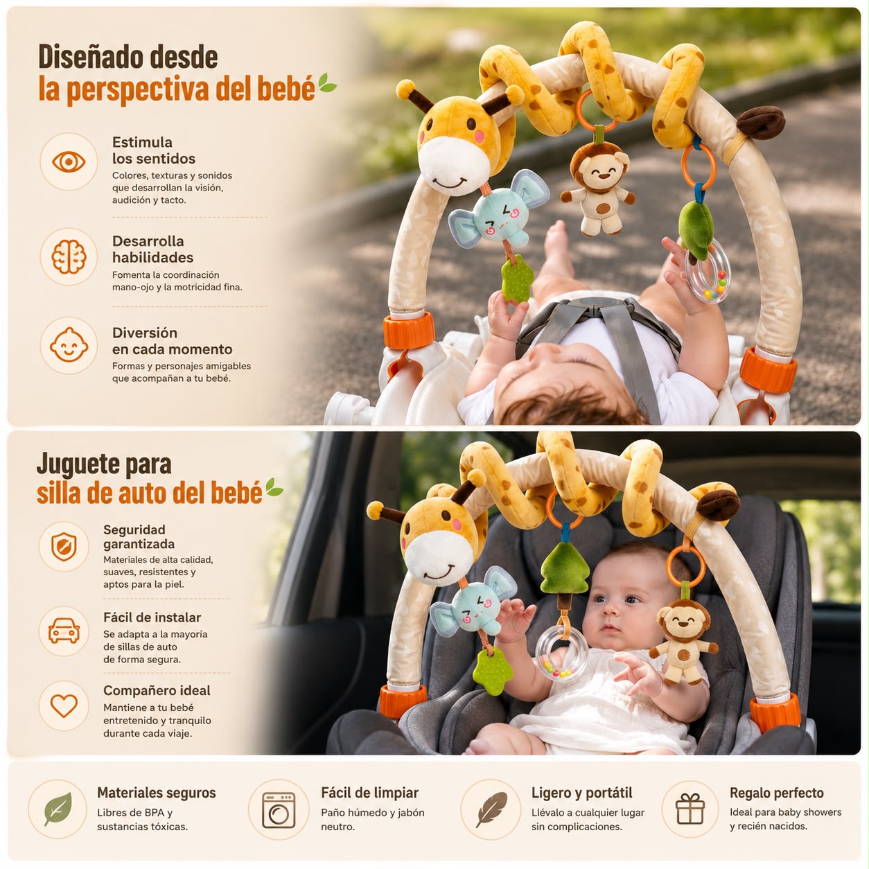 Móvil Para Cuna Coche Multifuncional TM333 LuBabycas